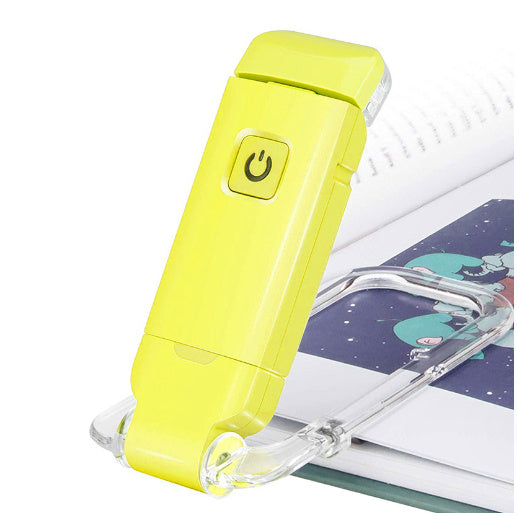 LED USB Rechargeable Book Reading Light Brightness Adjustable Eye Protection Clip Book Light Portable Bookmark Read Light - JM Shop Line