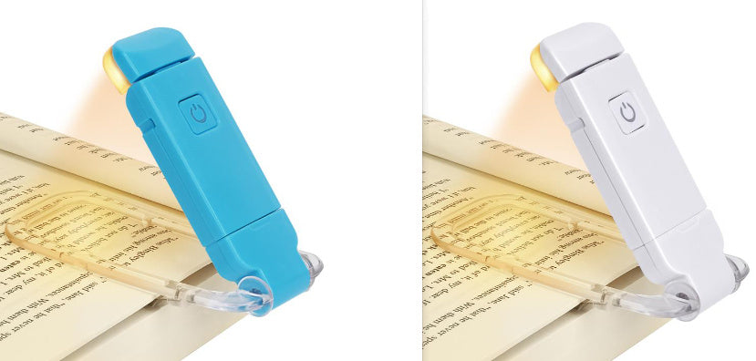 LED USB Rechargeable Book Reading Light Brightness Adjustable Eye Protection Clip Book Light Portable Bookmark Read Light - JM Shop Line