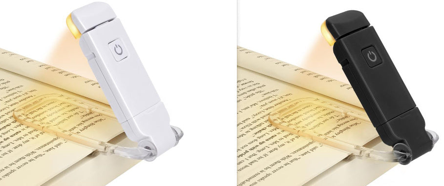 LED USB Rechargeable Book Reading Light Brightness Adjustable Eye Protection Clip Book Light Portable Bookmark Read Light - JM Shop Line