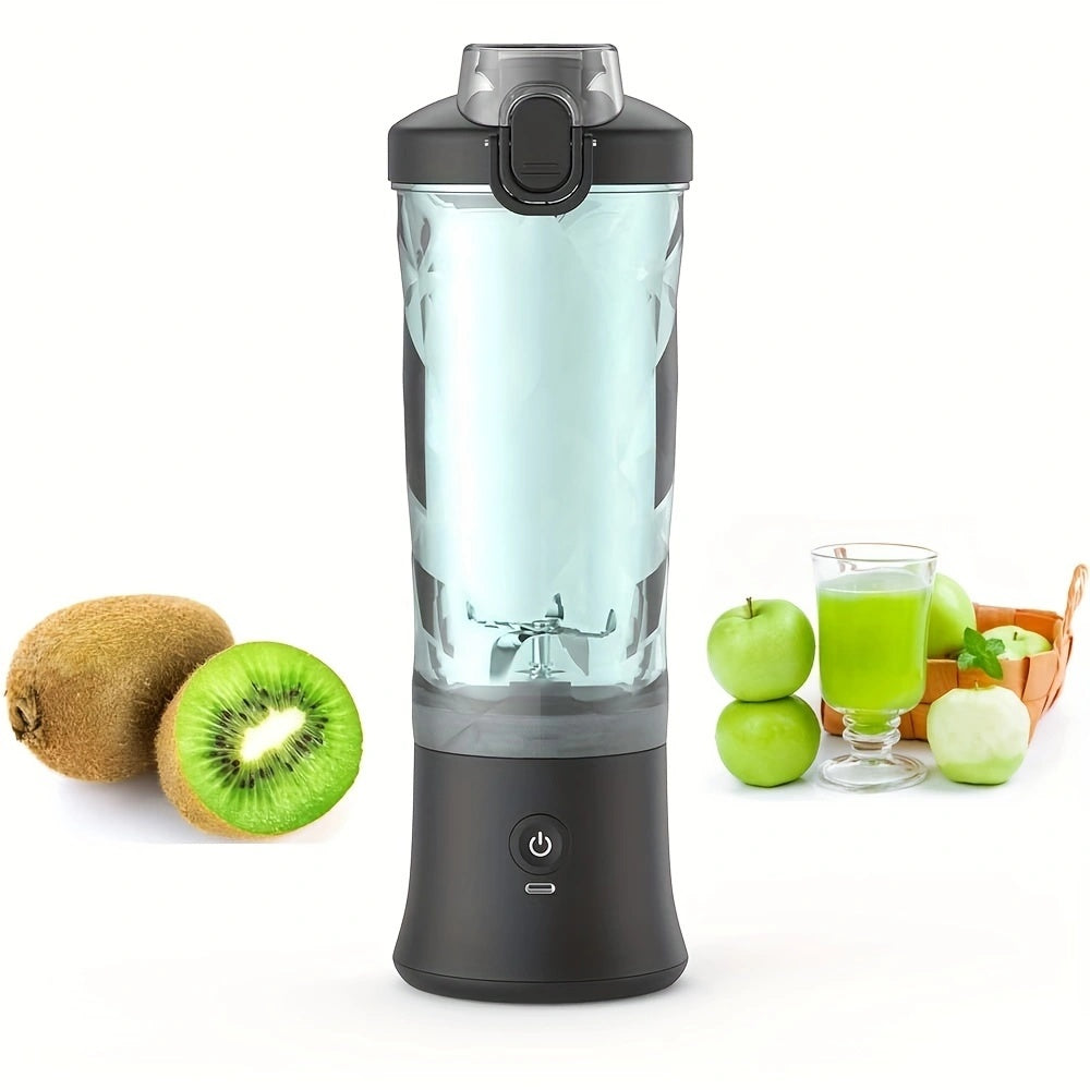 Portable Blender 600ML Electric Juicer Fruit Mixers 4000mAh USB Rechargeable Smoothie Mini Blender Personal Juicer Colorf - JM Shop Line