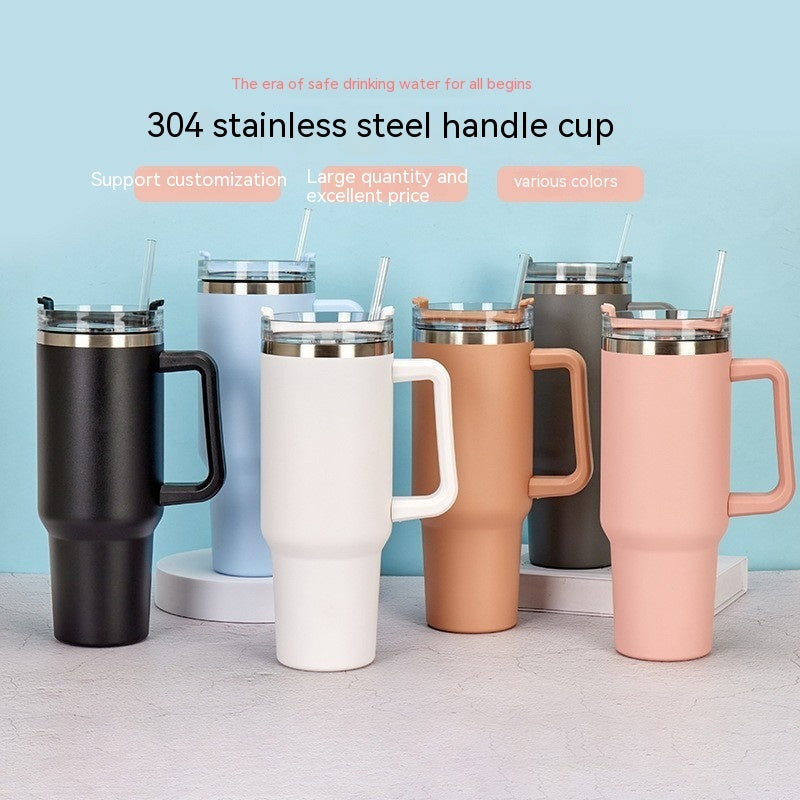 Stainless Steel Coffee Cup Handle Water Cup Cup Metal - JM Shop Line