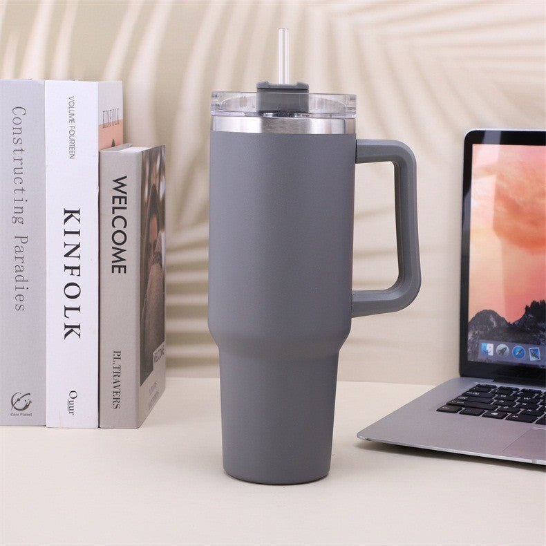 Stainless Steel Coffee Cup Handle Water Cup Cup Metal - JM Shop Line