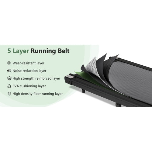 Walking Pad Under Desk Treadmill For Home Office -2.5HP Walking Treadmill 0.6-4MPH 300LBS Capacity Treadmill For Walking Running Remote Control Batteries - JM Shop Line