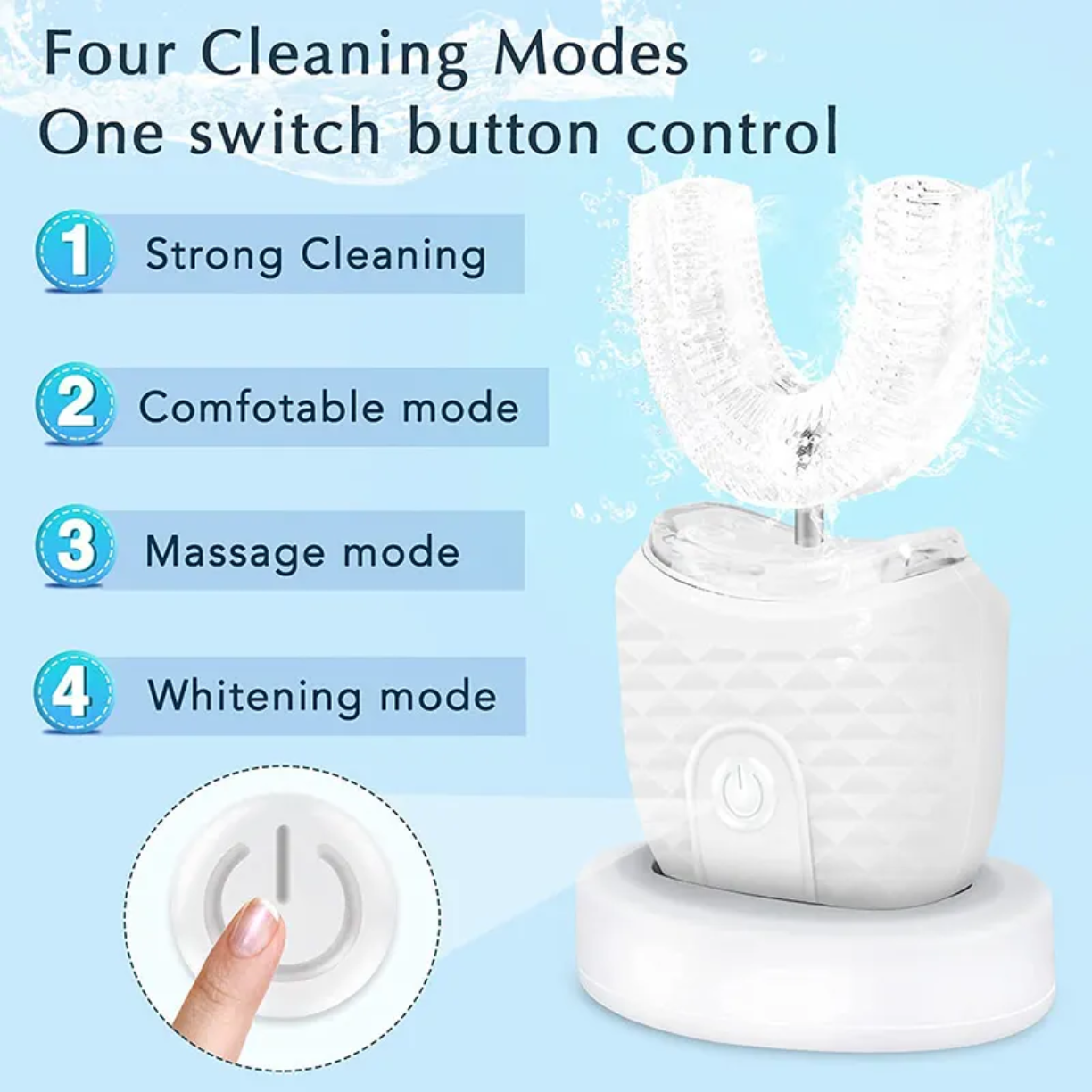 360 Degrees Intelligent Automatic Electric Toothbrush - JM Shop Line