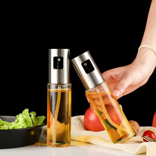 Trending Creative Dispenser Kitchen Household Fuel Injector Press Fine Spray Oiler