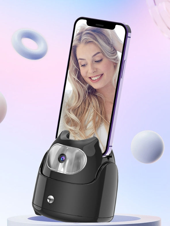 Intelligent AI Face Recognition And Camera Head 360 Degrees Rotating Vlog Shooting Video Recording And Camera Head Artifact