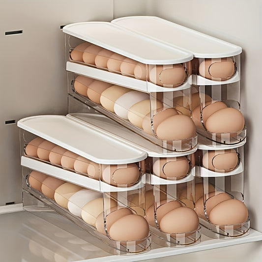 Rolling Household Egg Storage Box