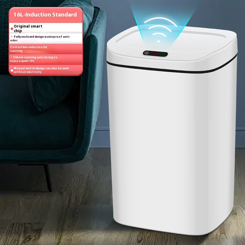 Household Intelligent Garbage Bin With Lid Sensing