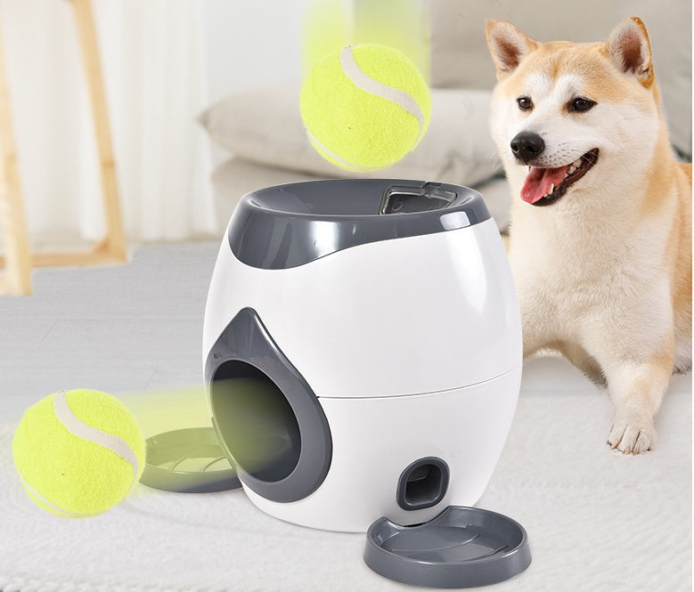 Smart Pet Feeder Tennis Ball Missing Device Throwing Reward Machine