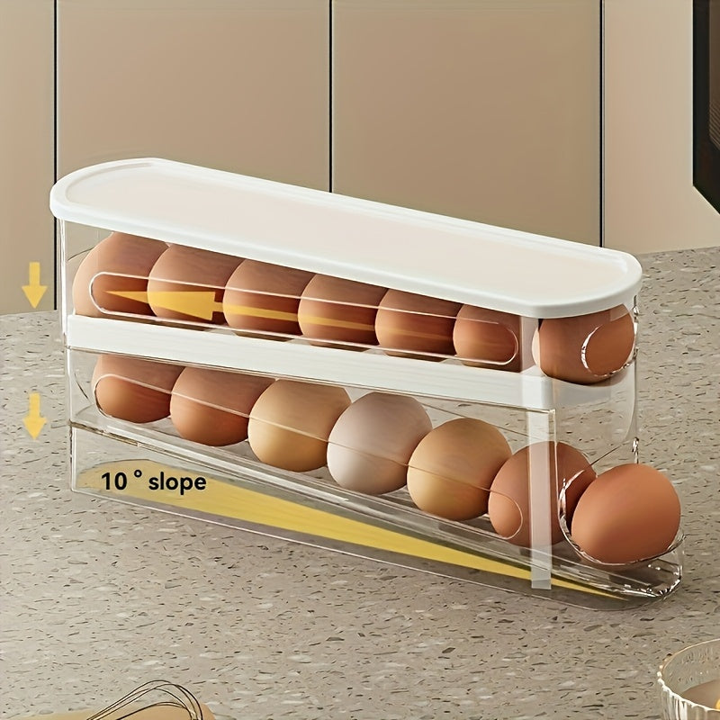 Rolling Household Egg Storage Box