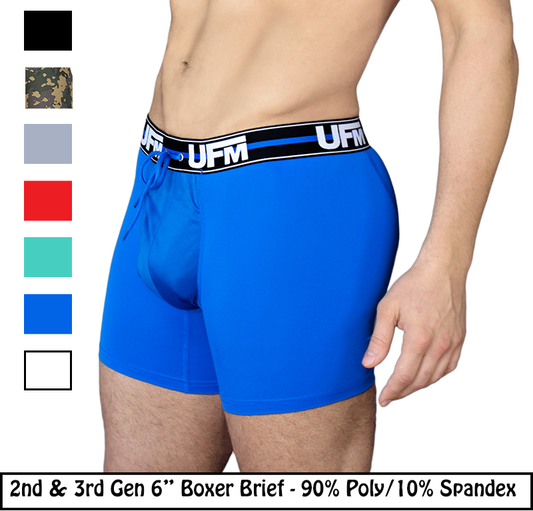 UFM Boxer Brief 6" - Polyester MAX Support [CLOSE OUT DESIGN]