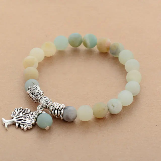 Tree of Life Amazonite Charm Rannekoru