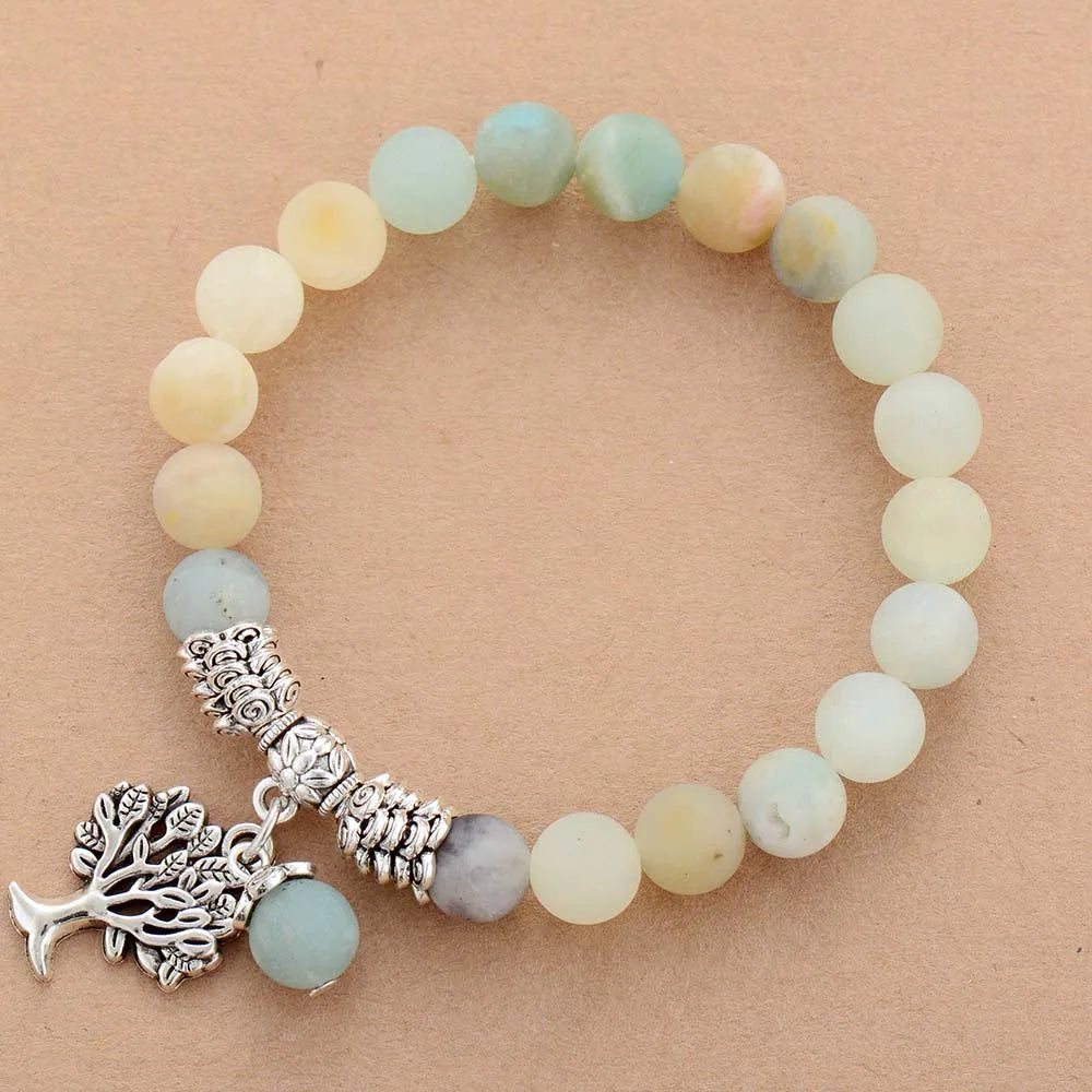 Tree of Life Amazonite Charm Rannekoru