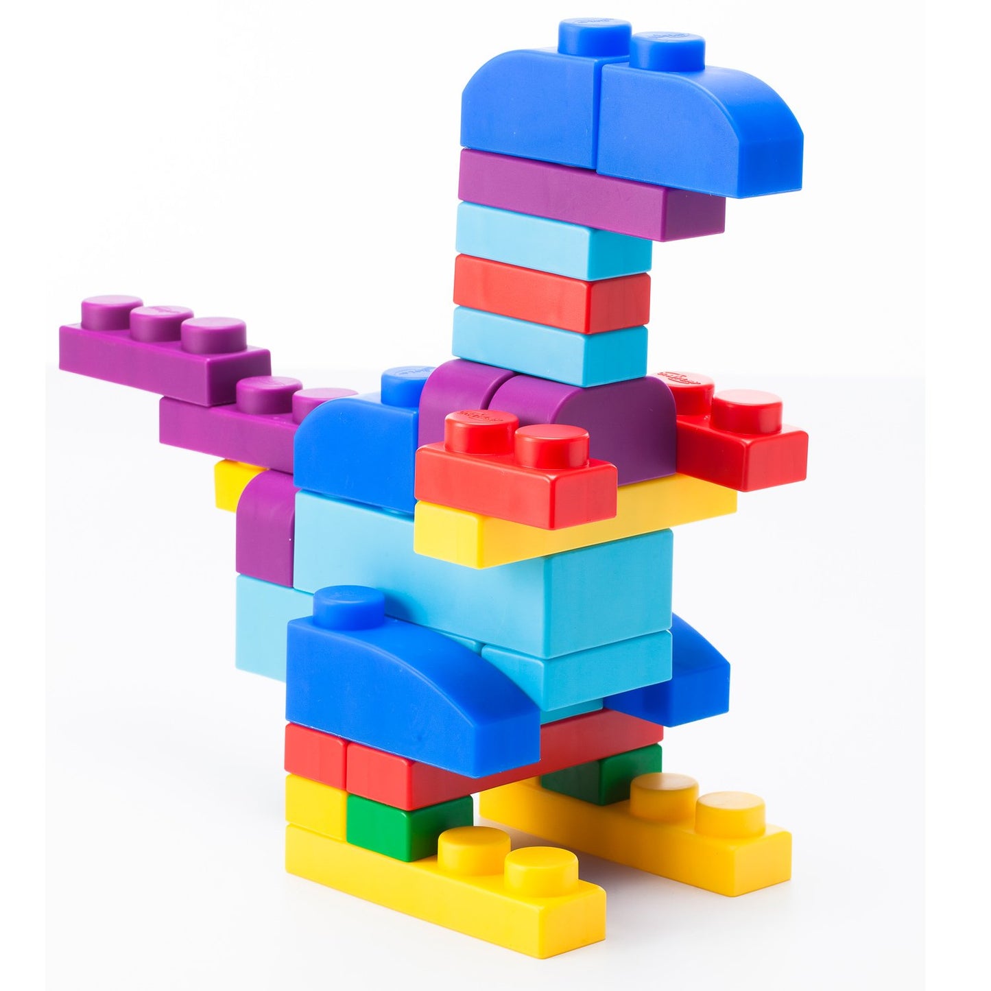 UNiPLAY Soft Building Blocks Plus -sarja 122 kpl perusväri