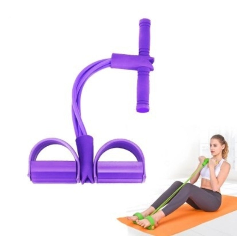 Kannettava Fitness Resistance Band polkimella 