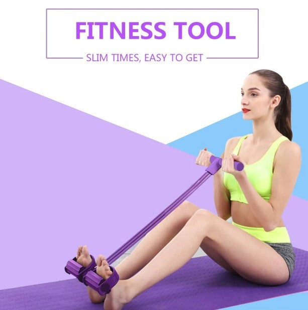 Kannettava Fitness Resistance Band polkimella 