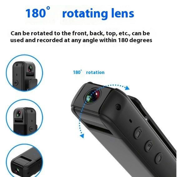 Riding Sports Camera Panorama Recorder Back Splint Law Enforcement - JM Shop Line