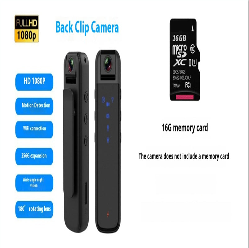 Riding Sports Camera Panorama Recorder Back Splint Law Enforcement - JM Shop Line