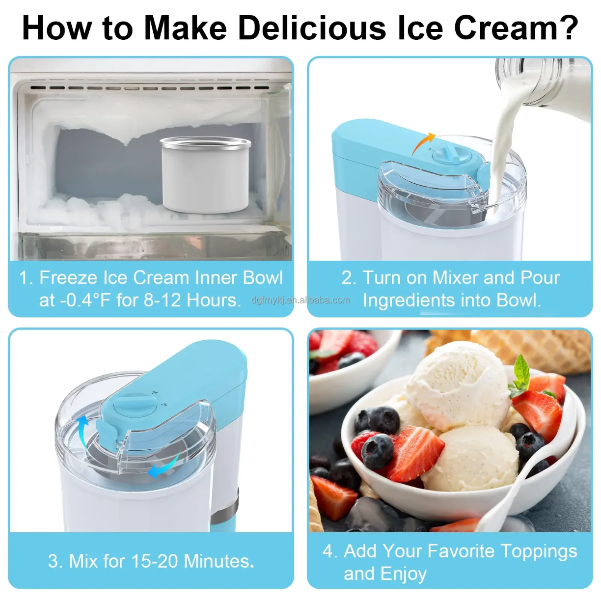 Automatic small ice cream machine - JM Shop Line