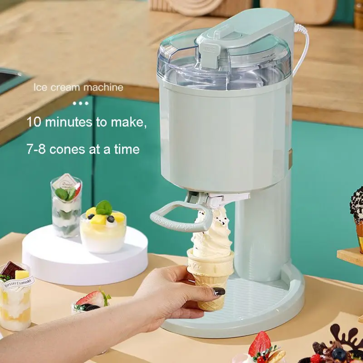 Automatic small ice cream machine - JM Shop Line